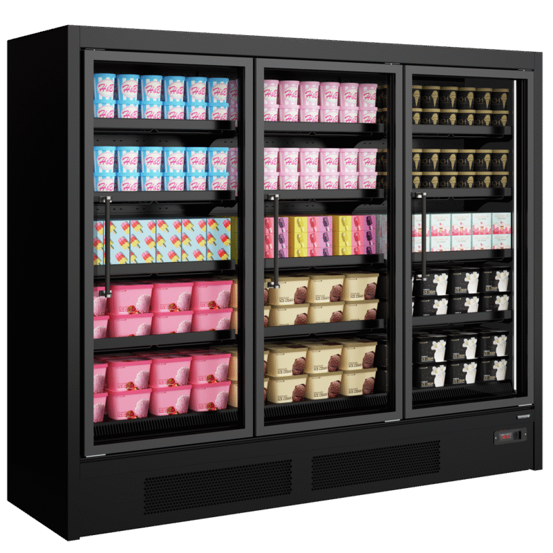 Shop Refrigerator LGC + LGF Series-Black-WHITE-3