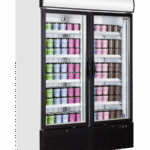 Shop Refrigerator NGF+NGC Series-Black-WHITE-2