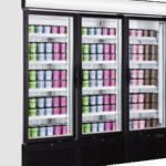 Shop Refrigerator NGF+NGC Series-Black-WHITE-3
